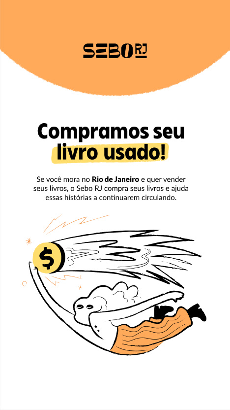 Arte do Sebo RJ para as redes sociais: Compramos seu livro usado
